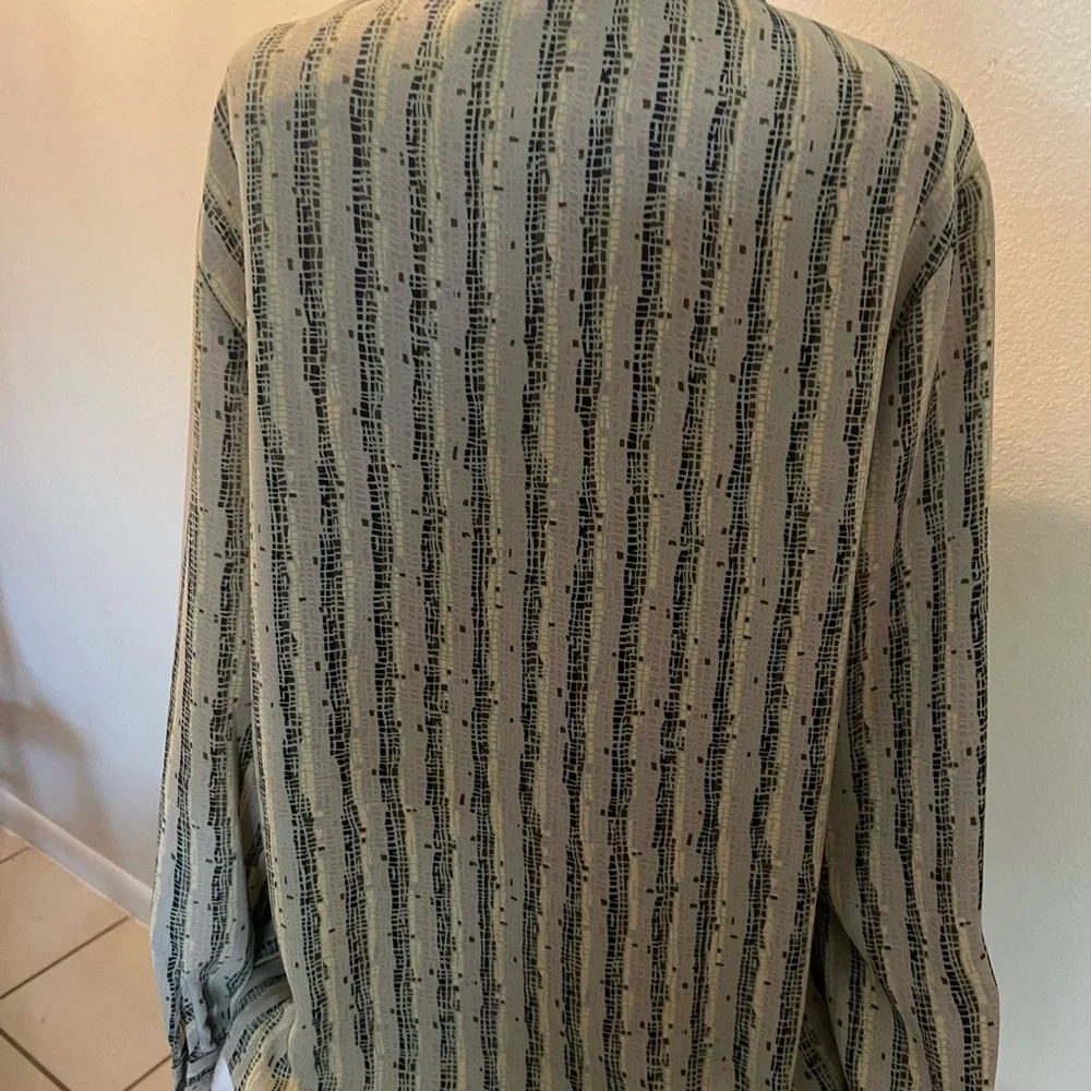 Vintage Halston Lifestyle Patterned Top - Picture 6 of 8